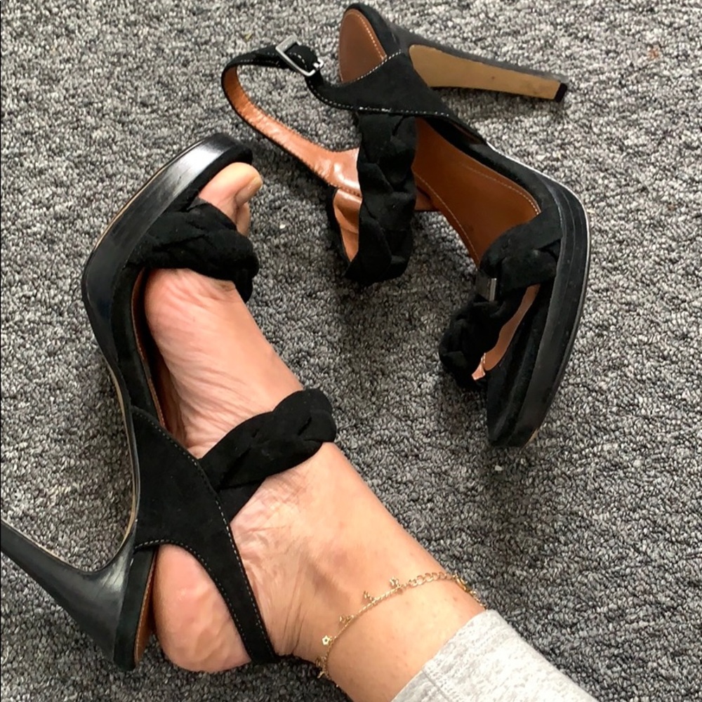 Calvin Klein Black Braided Sandal